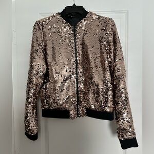Like New Vintage Project Runway Sequence Bomber Jacket (M)